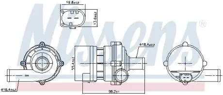 Автозапчасть NISSENS 832169