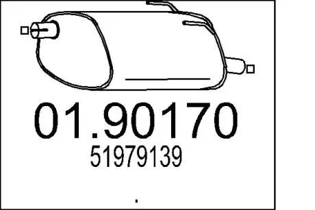 Автозапчасть MTS 0190170