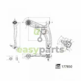Автозапчасть FEBI BILSTEIN 177850