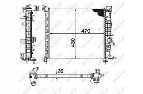 Автозапчасть NRF 58476