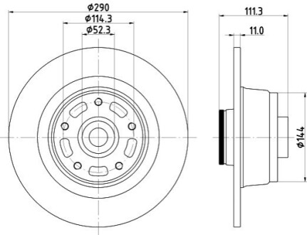 Автозапчасть HELLA 8DD355133311