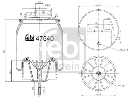 Автозапчасть FEBI BILSTEIN 47540