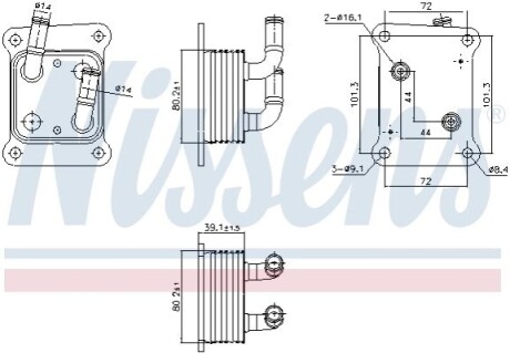 Автозапчасть NISSENS 91453