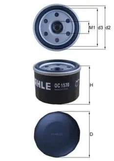 Автозапчасть MAHLE / KNECHT OC1570