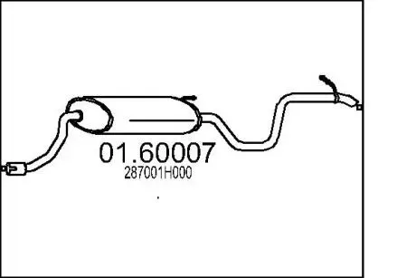 Автозапчасть MTS 0160007