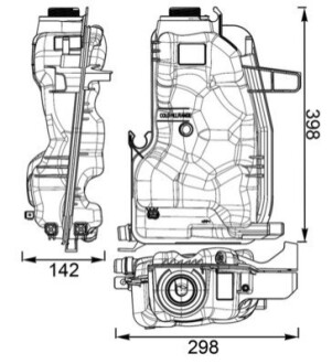 Автозапчасть MAHLE / KNECHT CRT76000S