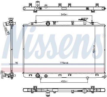 Автозапчасть NISSENS 606823