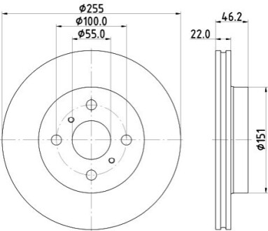 Автозапчасть HELLA 8DD355134981