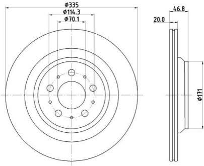 Автозапчасть HELLA 8DD355134951