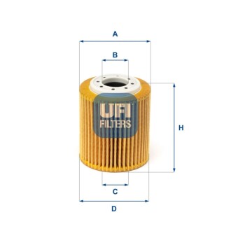 Автозапчасть UFI 2521600