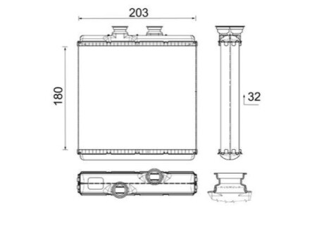 Автозапчасть MAHLE / KNECHT AH183000P