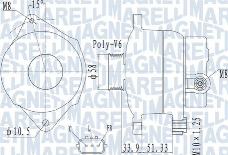 Автозапчасть MAGNETI MARELLI 063732138010