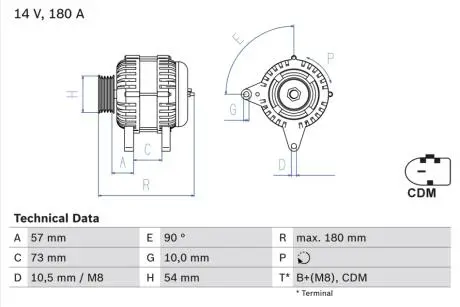 Автозапчасть BOSCH 0986082200