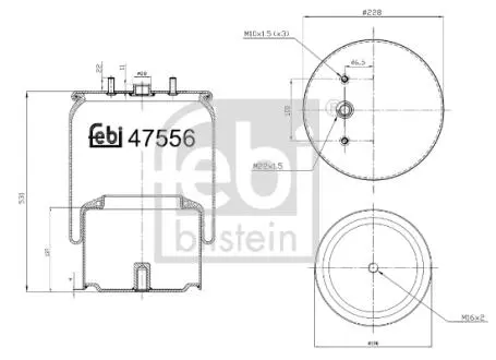Автозапчасть FEBI BILSTEIN 47556