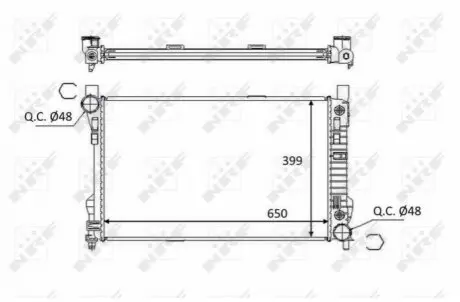 Автозапчасть NRF 58390