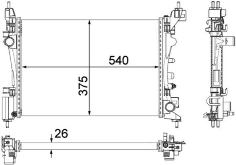 Автозапчасть MAHLE / KNECHT CR1182000P