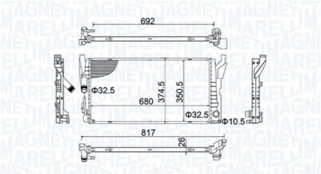 Автозапчасть MAGNETI MARELLI 350213202800