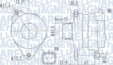 Автозапчасть MAGNETI MARELLI 063732016010