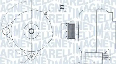 Автозапчасть MAGNETI MARELLI 063731876010