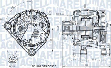 Автозапчасть MAGNETI MARELLI 063731406710