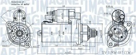 Автозапчасть MAGNETI MARELLI 063721508010