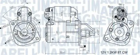 Автозапчасть MAGNETI MARELLI 063721465010