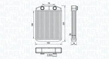 Автозапчасть MAGNETI MARELLI 350218516000