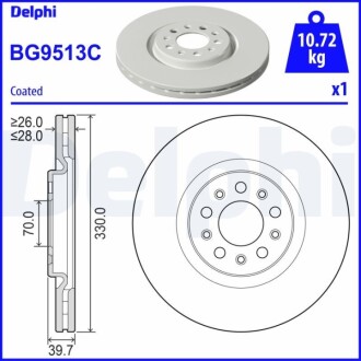 Автозапчасть Delphi BG9513C