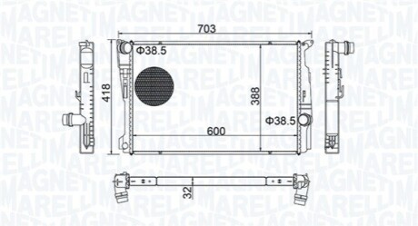 Автозапчасть MAGNETI MARELLI 350213209100