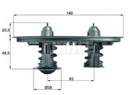Автозапчасть MAHLE / KNECHT 70583550