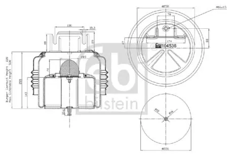 Автозапчасть FEBI BILSTEIN 104536