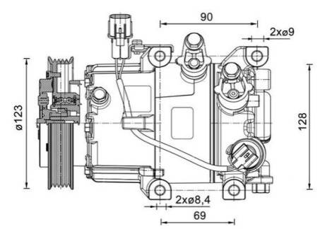 Автозапчасть MAHLE / KNECHT ACP1465000P