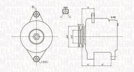 Фото автозапчасть MAGNETI MARELLI 063731615010 Автозапчасть MAGNETI MARELLI 063731615010