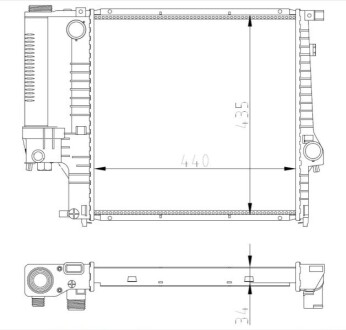 Автозапчасть NRF 53849A