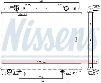 Автозапчасть NISSENS 68535