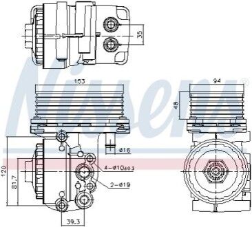 Автозапчасть NISSENS 91327