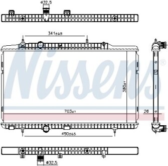 Автозапчасть NISSENS 606405