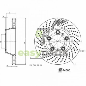 Автозапчасть FEBI BILSTEIN 44060