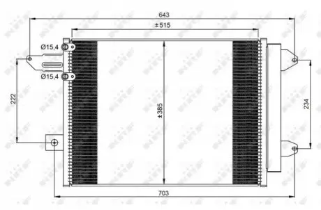 Автозапчасть NRF 350070