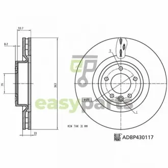 Автозапчасть BLUE PRINT ADBP430117