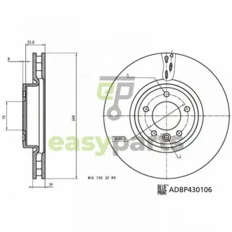 Автозапчасть BLUE PRINT ADBP430106
