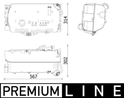 Автозапчасть MAHLE / KNECHT CRT97000P