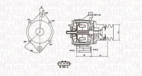 Автозапчасть MAGNETI MARELLI 063731367010