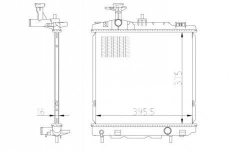 Автозапчасть NRF 550022