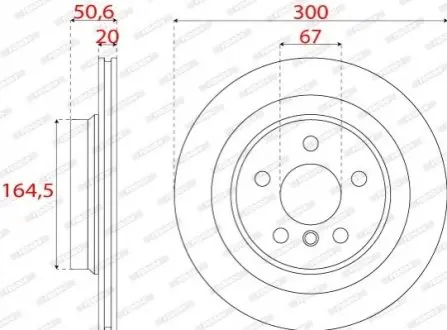 Автозапчасть FERODO DDF2763C