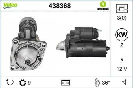 Автозапчасть Valeo 438368