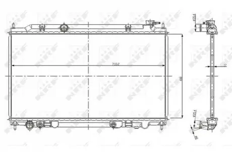 Автозапчасть NRF 56080
