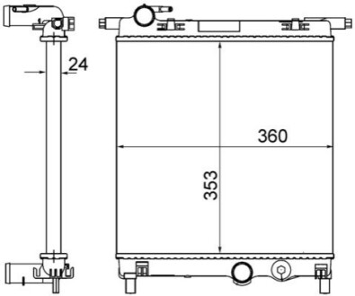 Автозапчасть MAHLE / KNECHT CR831001S