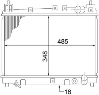 Автозапчасть MAHLE / KNECHT CR1524000S