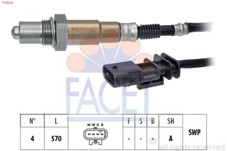 SONDA LAMBDA FACET 108528